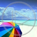 krajobraz wakacje morze lato plaża plenery parasol widok opalanie widoczek krajobrazy widoczki widoki