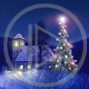 noc święta choinka zima śnieg dom Boże Narodzenie świeczki wesołych świąt śnieżki