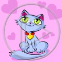 serce miłość kot kotek serduszka kiciuś serduszko zwierzak serca