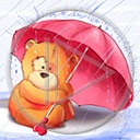 miś misiek deszcz misie misio parasol parasolka misiaczek miśki misiaczki