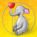 serce miłość słoń serduszka słonie słonik miłosne serduszko serca słoniki