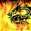 ogień smok płomienie symbol dragon płomień smoki symbole