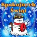 święta zima śnieg bałwan Boże Narodzenie życzenia bałwanek bałwany bałwanki świąteczne spokojnych świąt zimowe