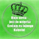 serce korona różne książę moje serce czekam na jest do wzięcia fajnego księcia