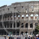 budowla rzym koloseum ruiny krajobrazy mury