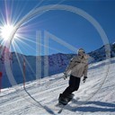 góry sport zima śnieg snowboard dziewczyna