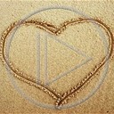 serce miłość plaża piasek serca