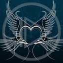 serce miłość skrzydła symbol wzór wzory serca