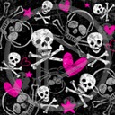 serce miłość kości czaszka śmierć niebezpieczeństwo czaszki emo czacha serca