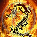ogień smok znak płomienie symbol wzór dragon znaki smoki symbole