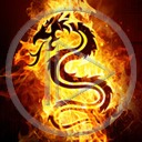 ogień smok znak symbol dragon płomień znaki smoki symbole