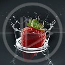 woda owoce owoc truskawka truskawki truskaweczka