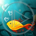 zwierzęta serce ryba miłość ryby woda akwarium serduszka rybki rybka miłosne serduszko serca