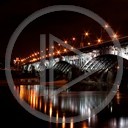 noc różne most rzeka mosty