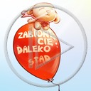 pies balony piesek balon pieski napis tekst zabiorę cię daleko stąd