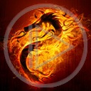 ogień smok symbol dragon płomień smoki