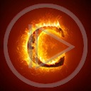ogień znak litery płomień litera ccc