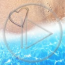 serce miłość morze woda plaża piasek serduszka miłosne serduszko serca