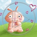 królik trawka zwierzęta serce miłość niebo miłosne serca króliki