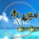 palma wyspa morze ocean plenery widok przyroda natura widoczek palmy krajobrazy widoczki widoki plener