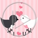 serce miłość ptaki ptak serduszka para ptaszek miłosne ptaszki serduszko i love you serca