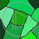 wzór mix różne wzory zielono zielony mix