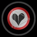 serce miłość love zakaz stop heart łamać symbole