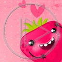 serce miłość owoce buzia owoc truskawka truskawki miłosne serca buzie