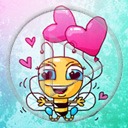 serce miłość pszczoła owady serduszka miłosne owad serduszko pszczoły pszczółki serca