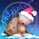 miś Mikołaj święta zima misie misio Boże Narodzenie świąteczne prezencik