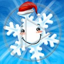 uśmiech Mikołaj święta zima śnieg buzia Boże Narodzenie świąteczne śnieżynka śnieżynki