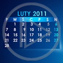 data luty kalendarz dni miesiąc luty 2011