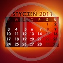 data kalendarz dni miesiąc styczeń styczeń 2011