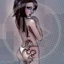 tatuaż kobieta postacie pośladki ciało postać dziewczyna dziewczyny osoby osoba