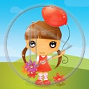 balony balon dzieci postać dziewczynka osoba dziewczynki