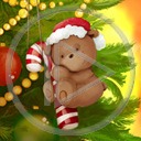 miś Mikołaj święta choinka misie misio Boże Narodzenie świąteczne