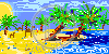 krajobraz słońce palma wyspa morze woda plaża plenery widok widoczek palmy widoczki widoki