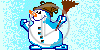 zima śnieg postacie bałwan postać śnieżki