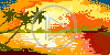 słońce palma wyspa morze woda plaża zachód słońca palmy