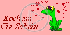 miłość żaba żabka kocham cię kocham cię żabciu