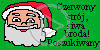 Mikołaj święta Boże Narodzenie śmieszne poszukiwany czerwony strój siwa broda