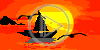 łódź plenery widok zachód słońca widoki łodzie plener